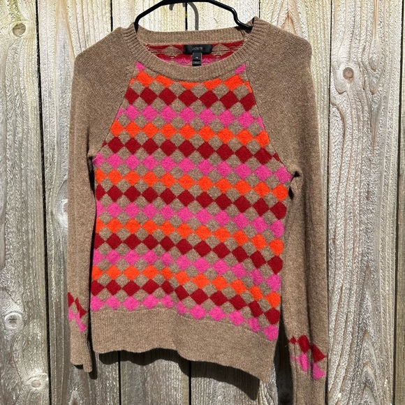 Argyle J Crew Sweater - Picture 4 of 9